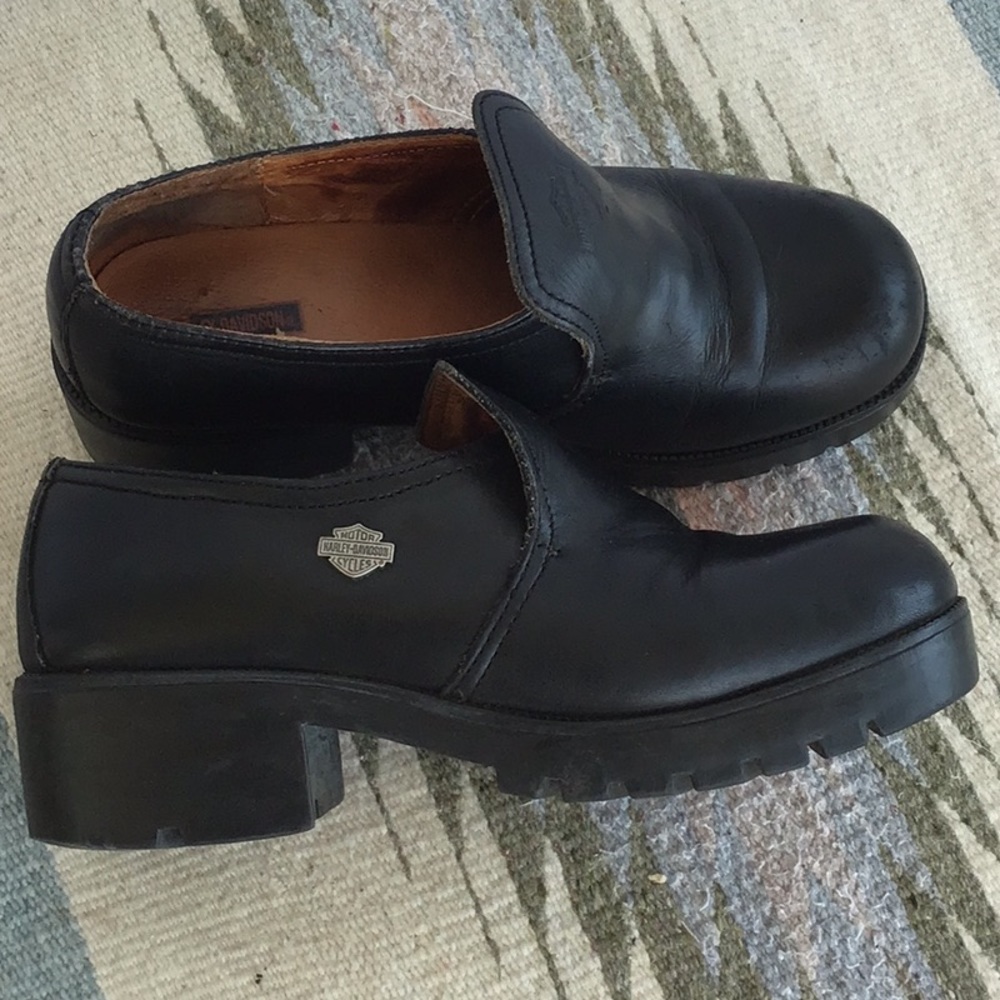 Harley Davidson Chunky Oxfords size 10